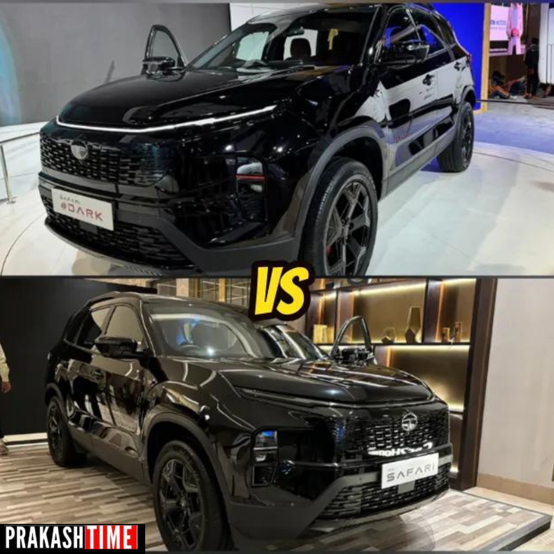 Tata Safari Red Dark vs Tata Safari Dark