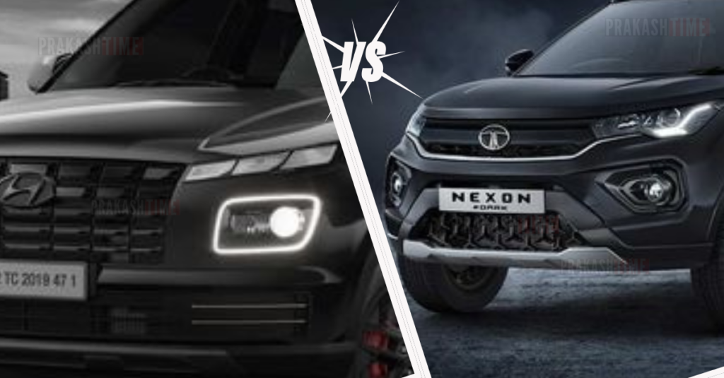 Nexon Dark vs. Hyundai Venue Knight Edition